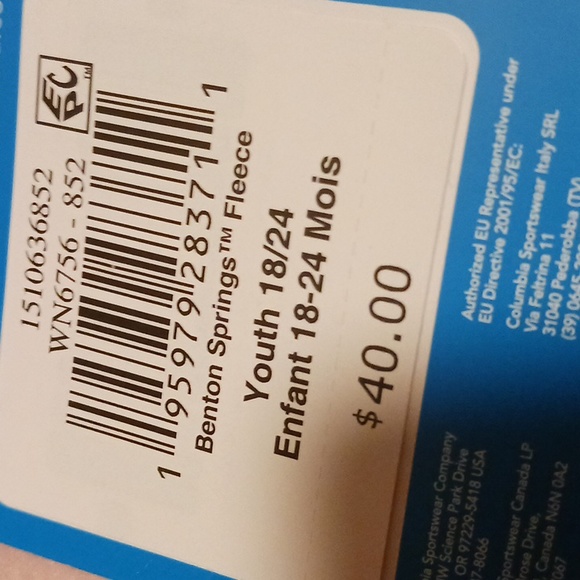 Youth zip up Fleece Jacket - Picture 4 of 4